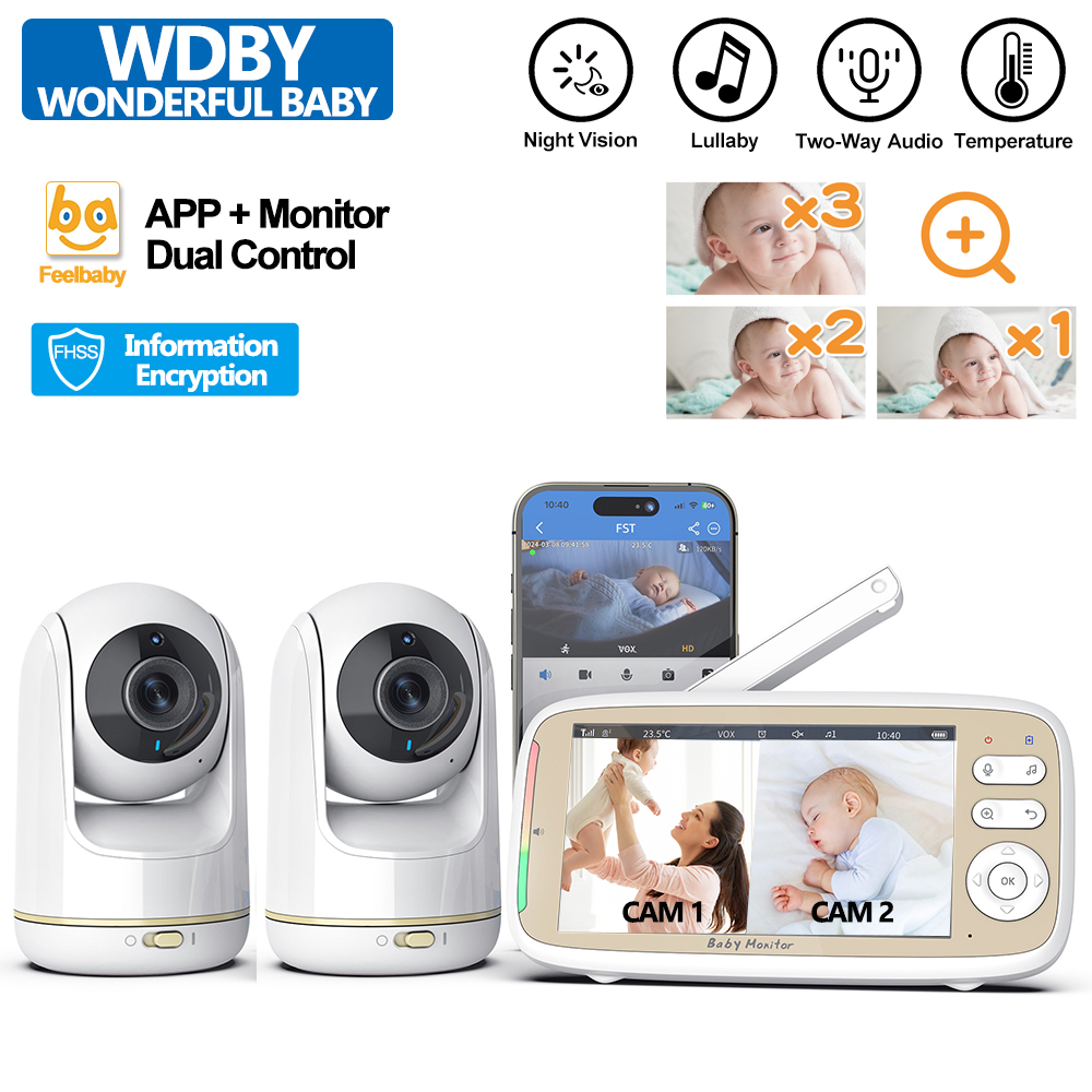 Audio Music Videos - Monitor de bebê VB803 PRO com