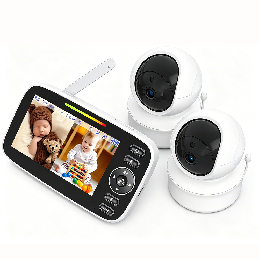 Audio Music Google - Monitor de Bebê com Tela Dividida
