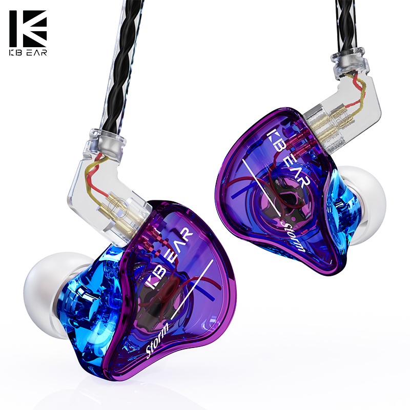 Audio Music Google - KBEAR-Storm Único Dynamic Driver Fone de