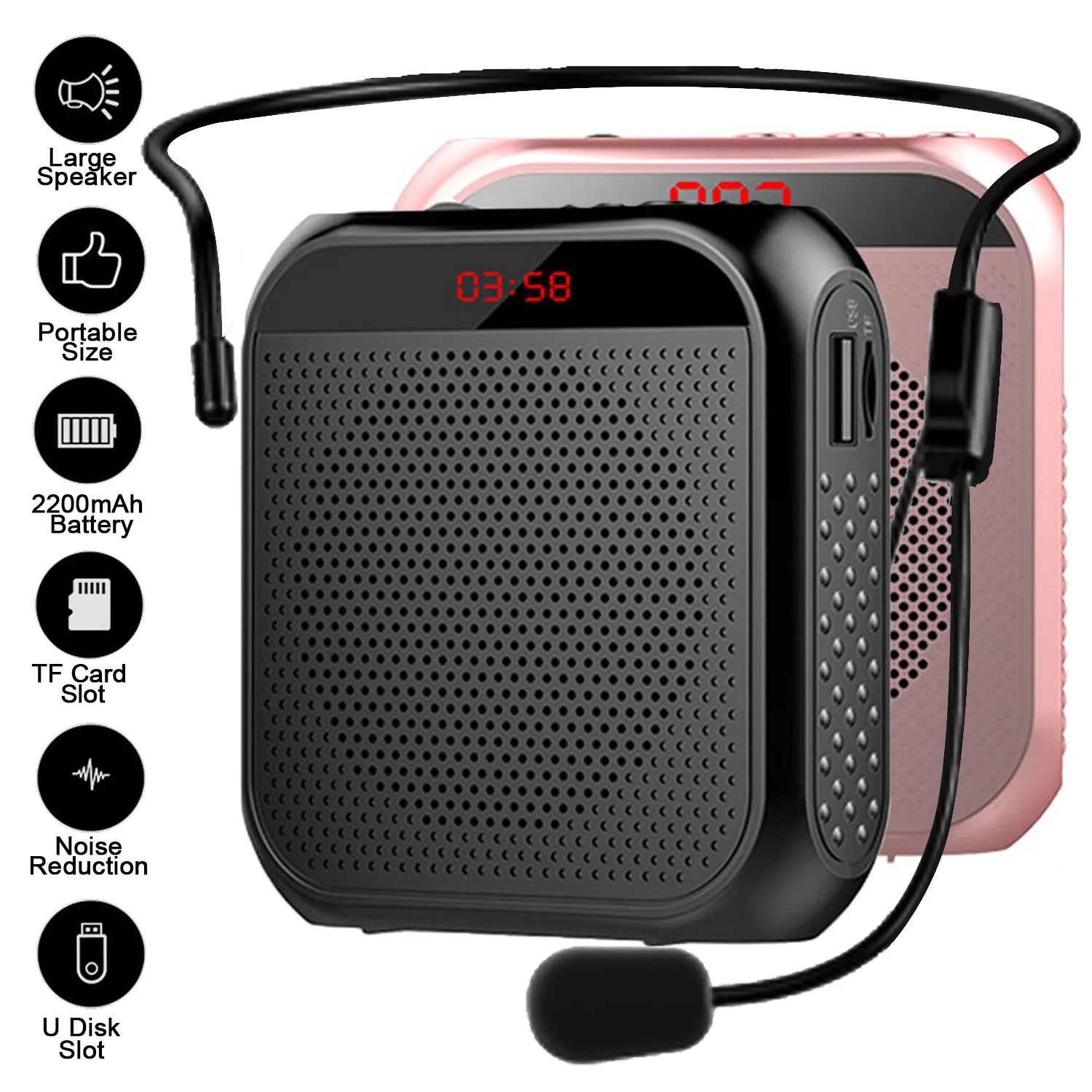 Portable Amplifier Mini - Amplificador de voz portátil megafone mini