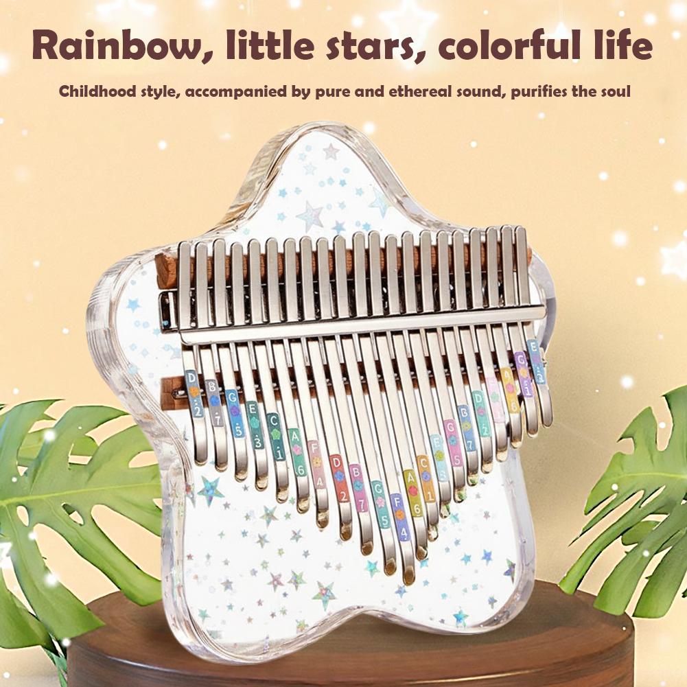 Kalimba Thumb Piano - Piano de Dedo Portátil 21/17 Teclas,