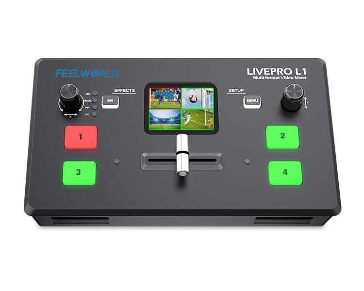Audio Music Live - FEELWORLD LIVEPRO L1 4 entradas HDMI,