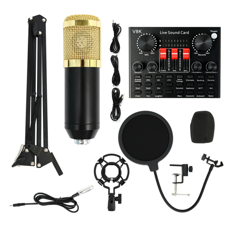 Audio Music Grading - Conjunto de Microfone Condensador BM800 para