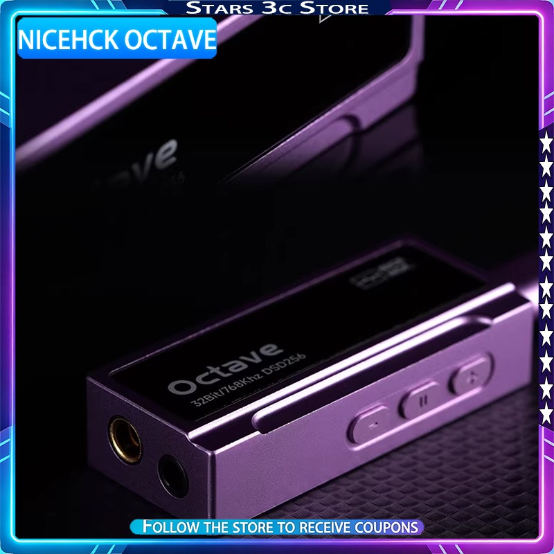 Audio Music Grading - NICEHCK Octave DAC Portátil com Chip