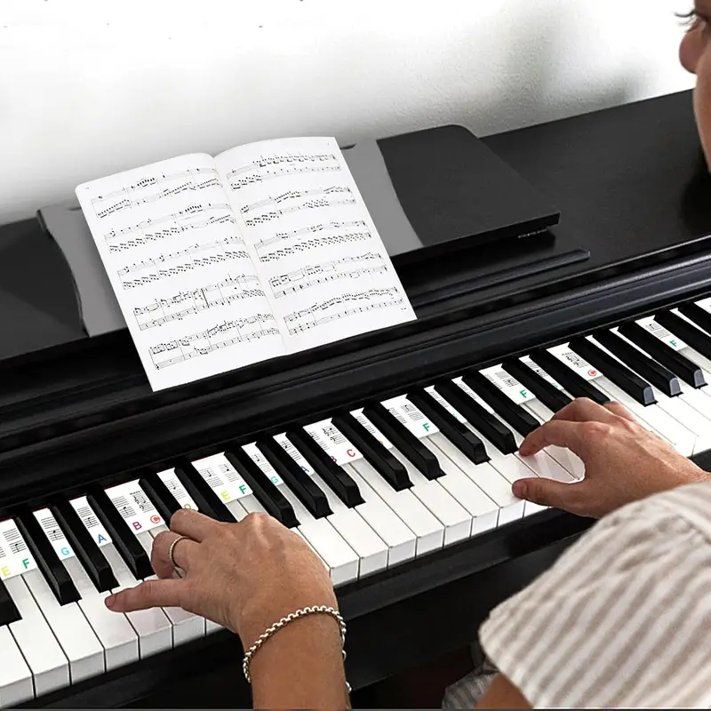 Adesivos de Notas para Teclado - Keyboard Piano 61 Key avaliação e preço