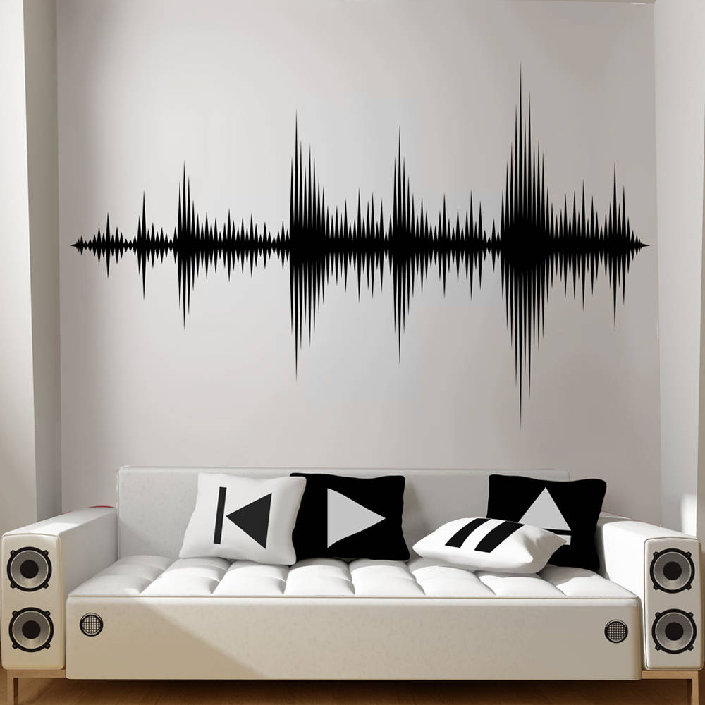 Removível Audio Wave Wall Deca - Audio Music Wave avaliação e preço