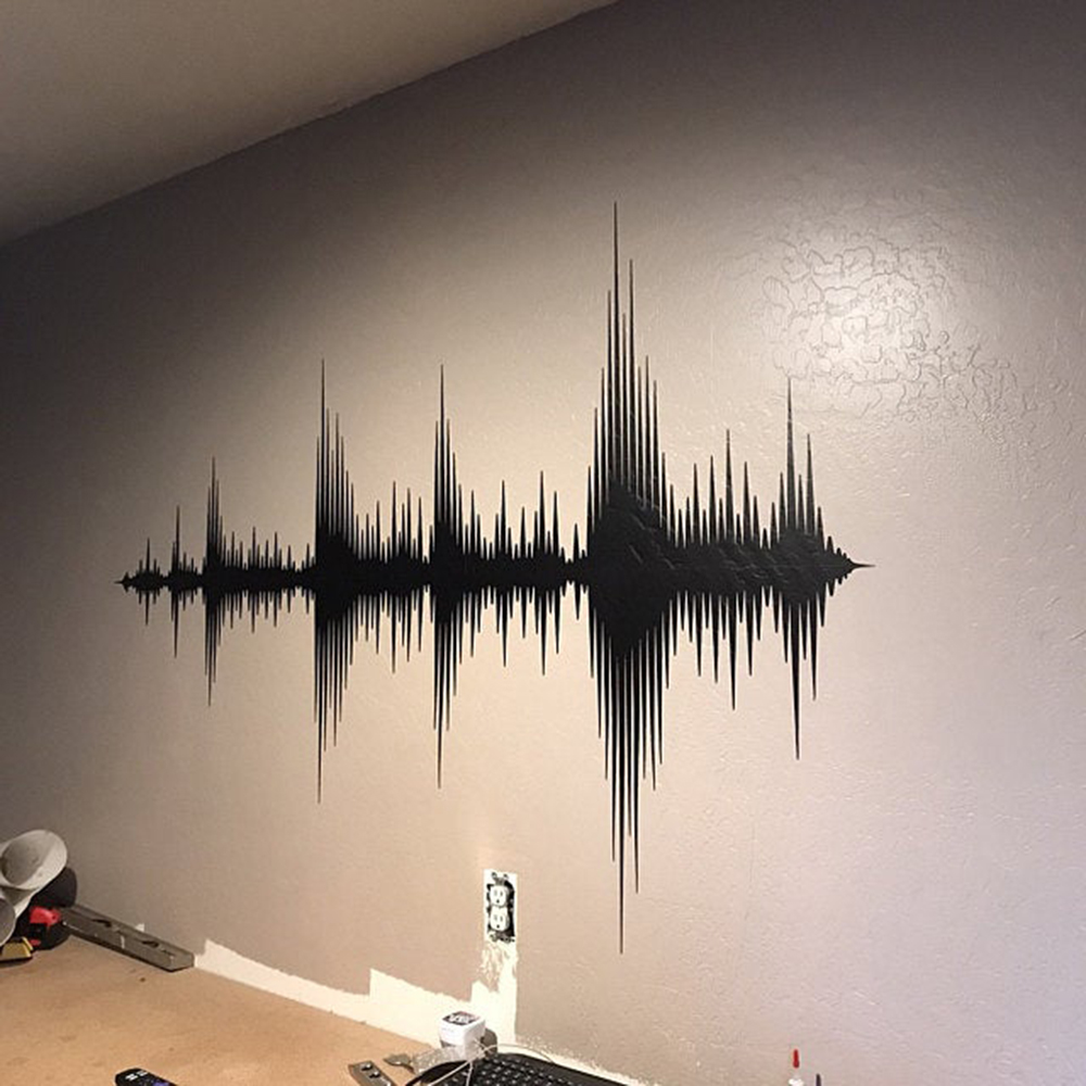 Removível Audio Wave Wall Deca - Audio Music Wave avaliação e preço