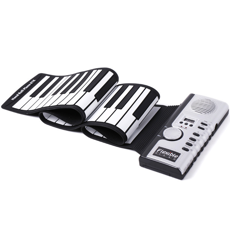 Teclado portátil de borracha d - Keyboard Piano 61 Key avaliação e preço