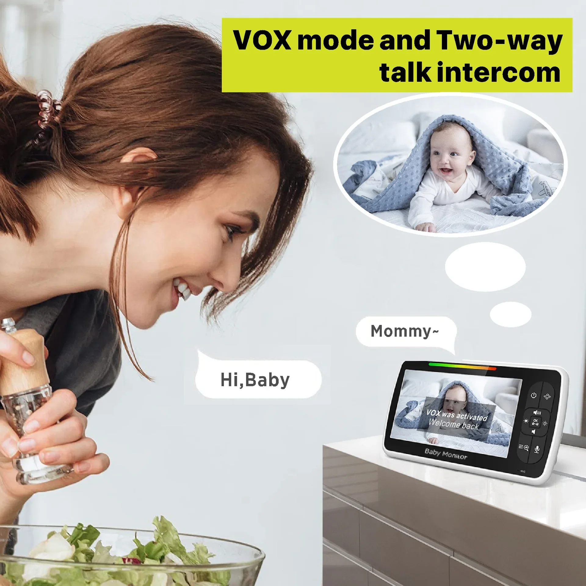 Monitor de vídeo para bebés de - Audio Music Videos avaliação e preço