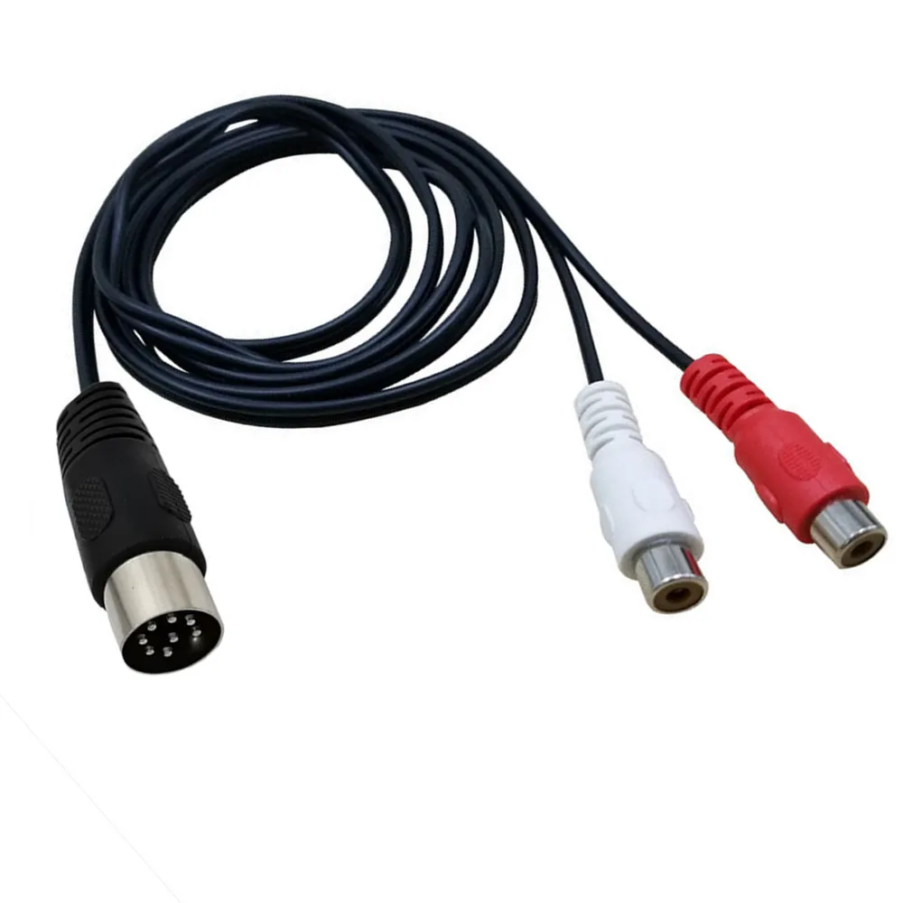Cabo din de 8 pinos para 2rca, - Audio Music Instrumental avaliação e preço