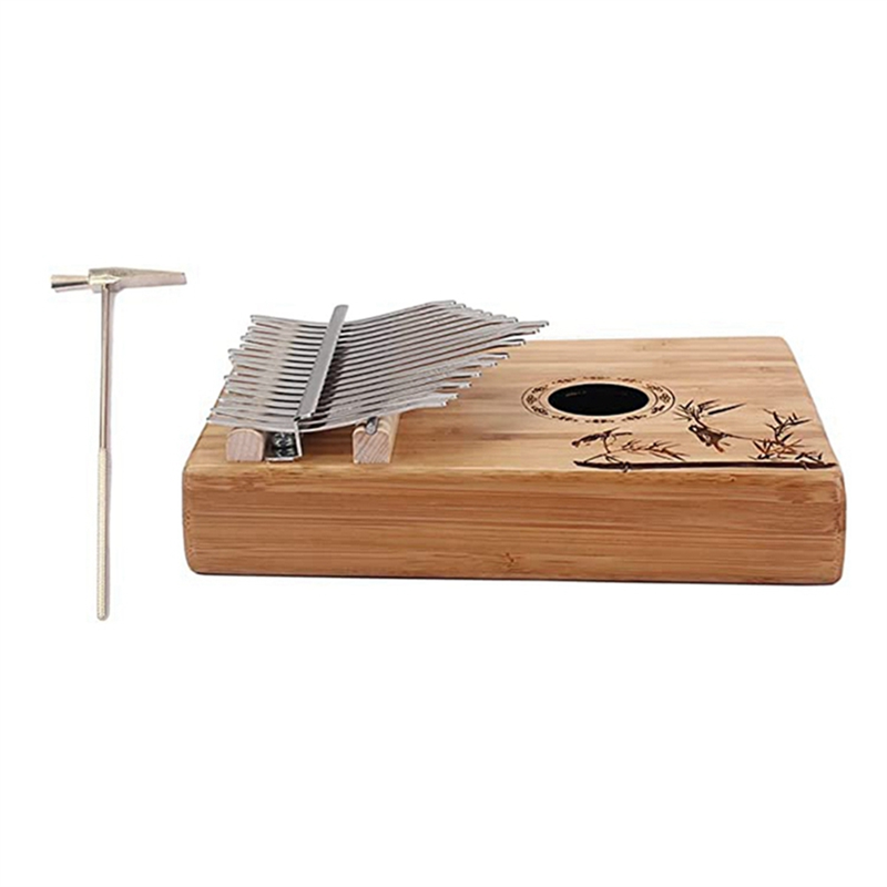 Kalimba polegar piano 17 tecla - Kalimba Thumb Piano avaliação e preço