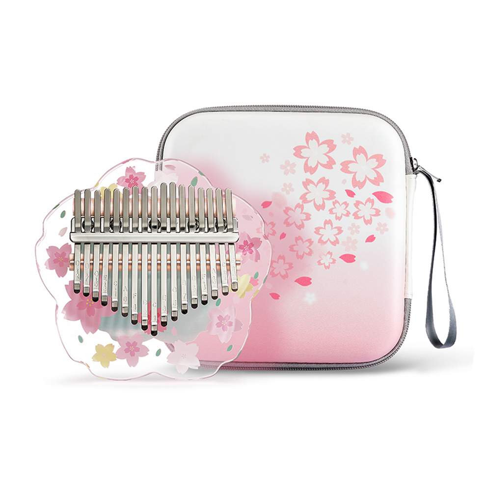 Hluru-Kalimba transparente com - Kalimba Thumb Piano avaliação e preço
