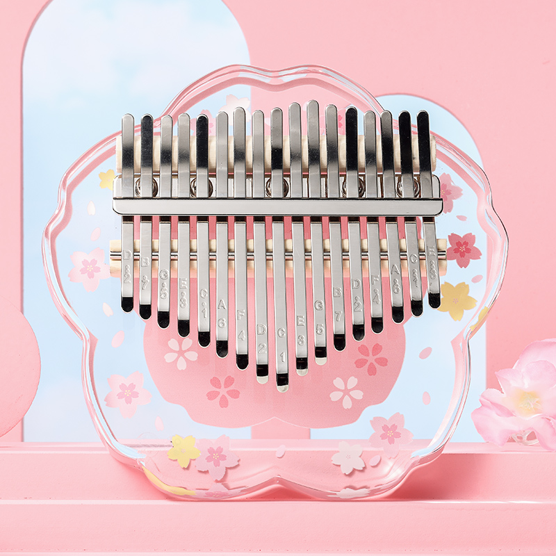 Hluru-Kalimba transparente com - Kalimba Thumb Piano avaliação e preço