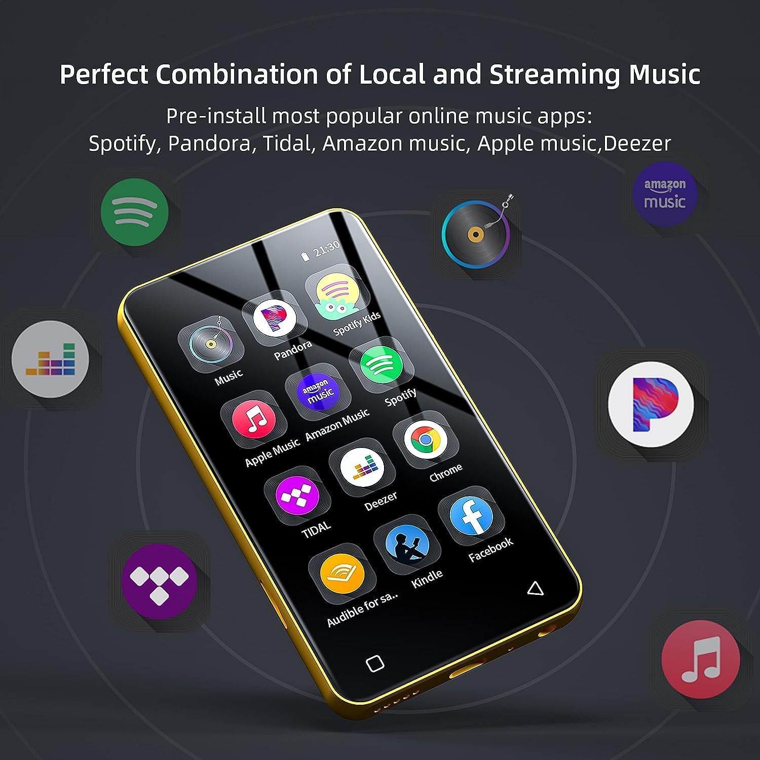 Reprodutor MP4/MP3 Player Alto - Audio Music Spotify avaliação e preço