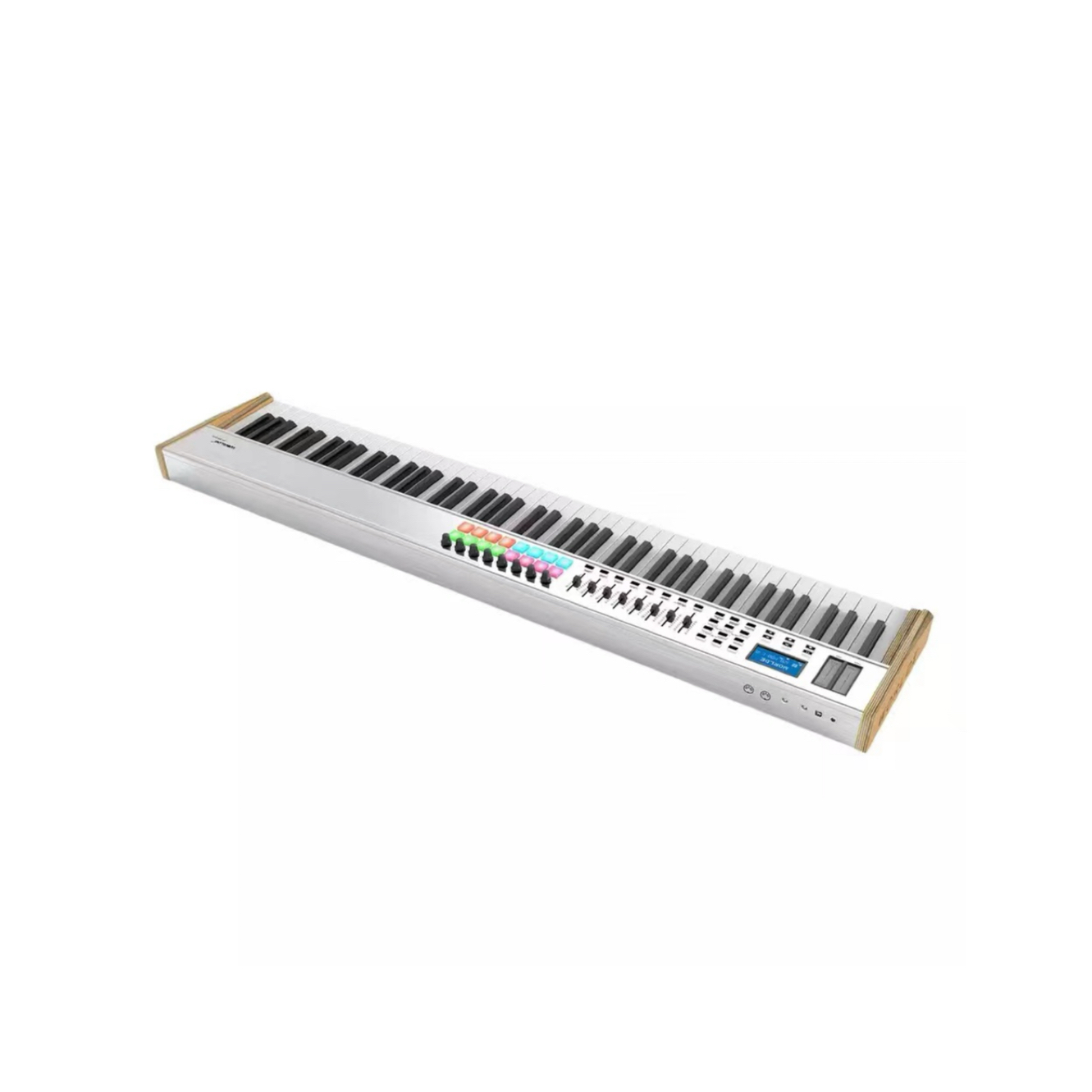 Controlador de Teclado MIDI Wo - Audio Music Instrumental avaliação e preço