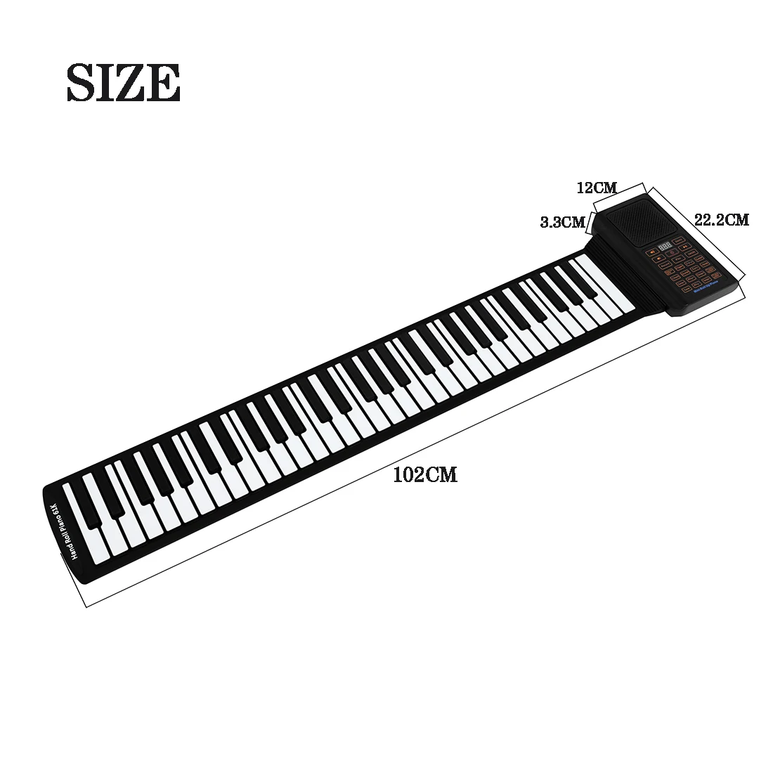 EP-15 Piano portátil dobrável, - Keyboard Piano 61 Key avaliação e preço