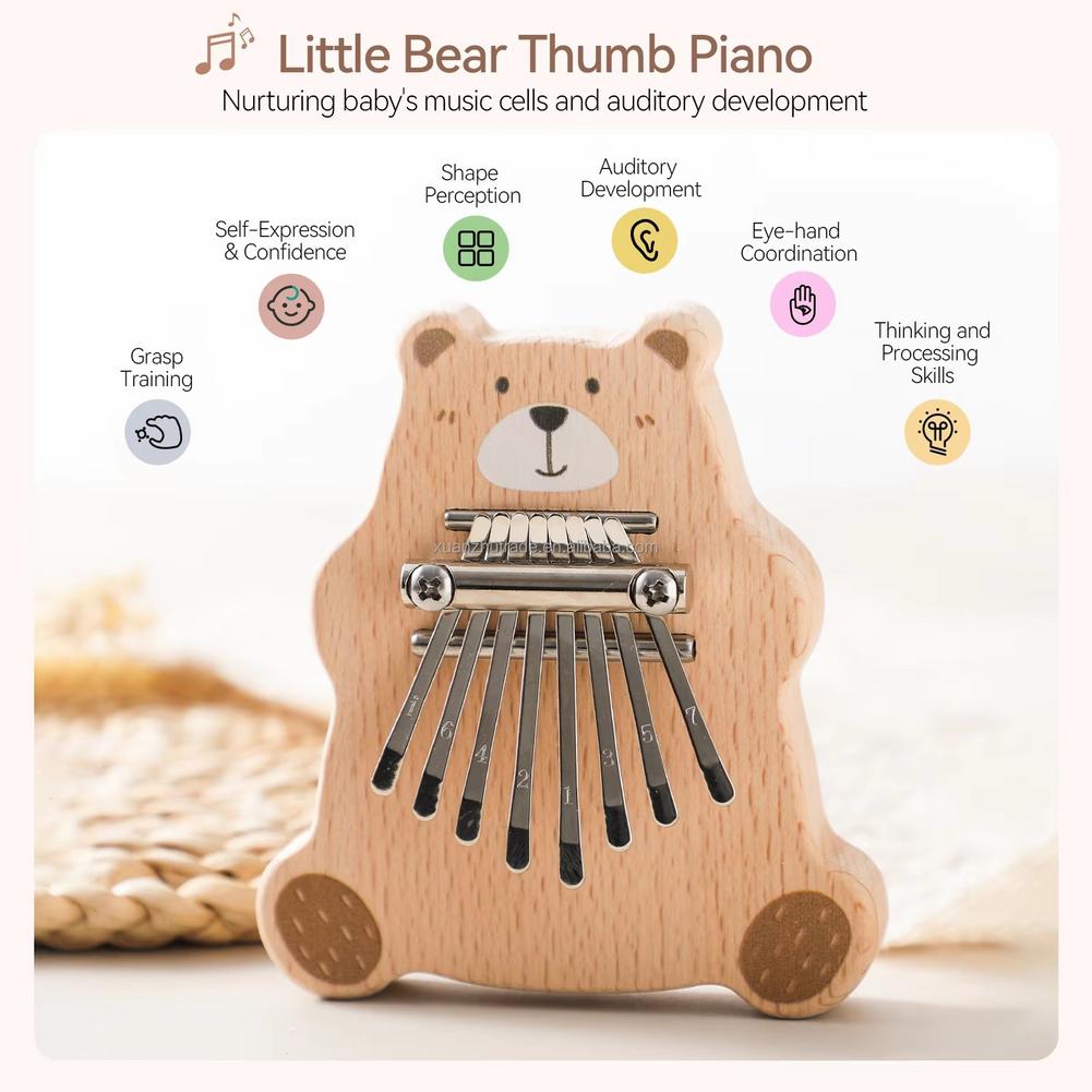 Mini Kalimba de 8 Teclas, Pian - Kalimba Thumb Piano avaliação e preço