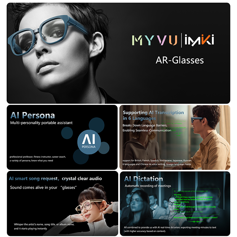 IMIKI AR Óculos Google Assista - Audio Music Google avaliação e preço