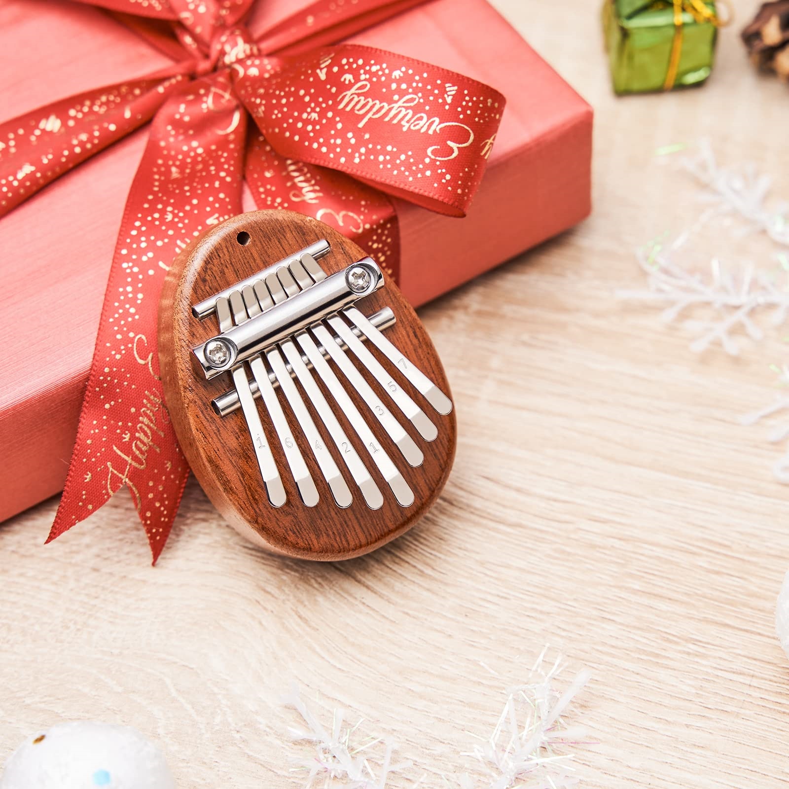 Mini Kalimba 8 Tecla Polegar P - Kalimba Thumb Piano avaliação e preço