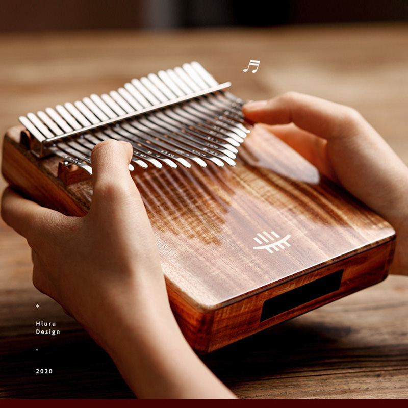Hluru-Piano completo de madeir - Kalimba Thumb Piano avaliação e preço