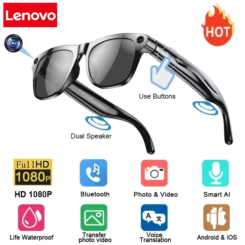 Óculos Inteligentes Lenovo 8K  - Audio Music Videos avaliação e preço