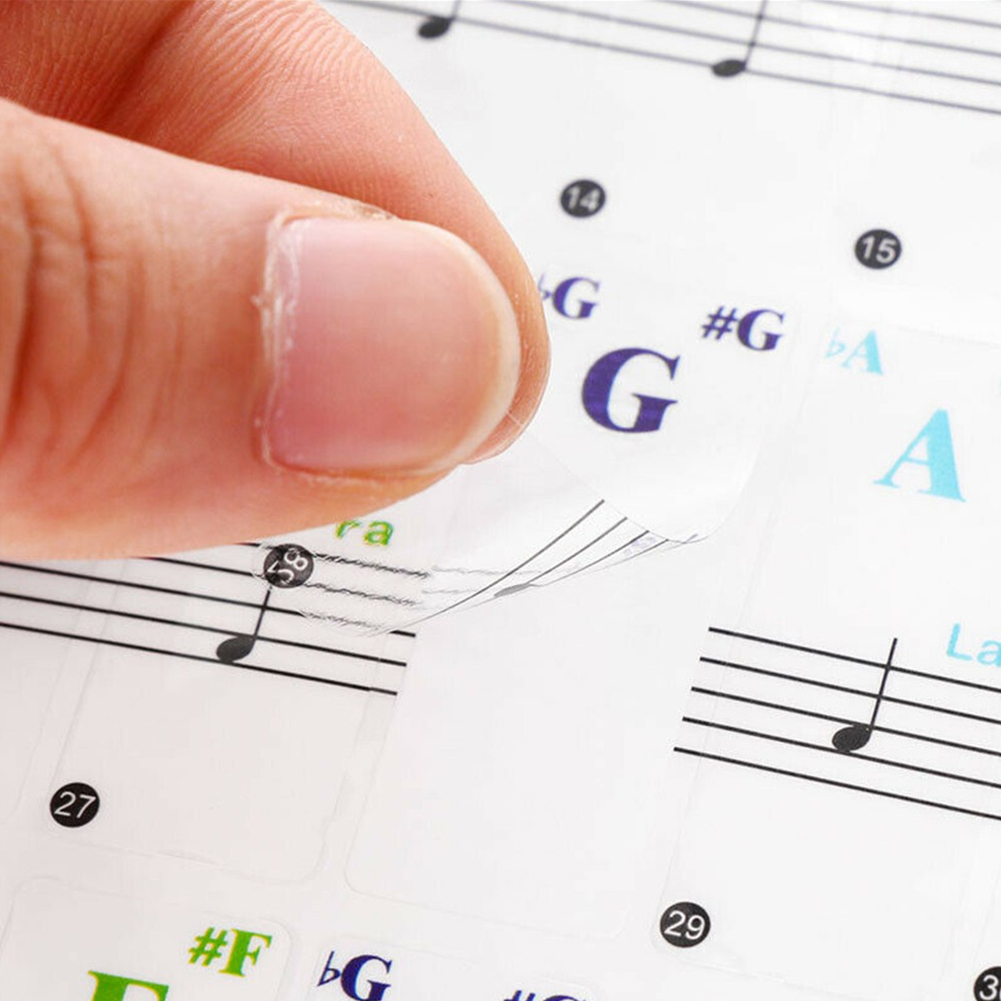 Adesivos transparentes para te - Keyboard Piano 61 Key avaliação e preço