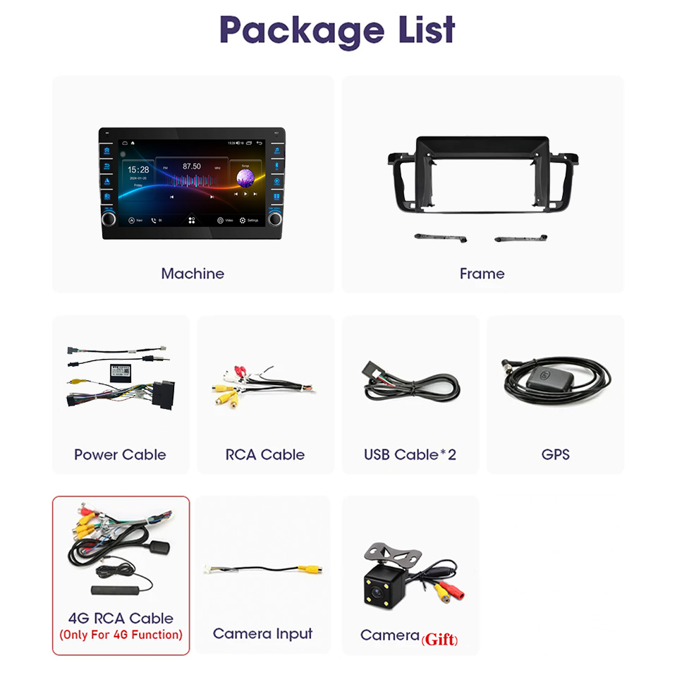 8g ram 128gb android 14 rádio  - Audio Music India avaliação e preço