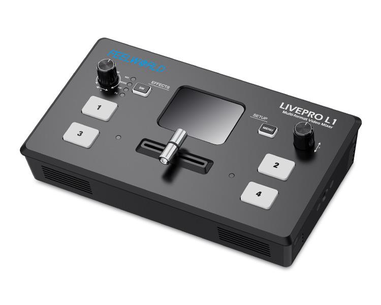 FEELWORLD LIVEPRO L1 4 entrada - Audio Music Live avaliação e preço
