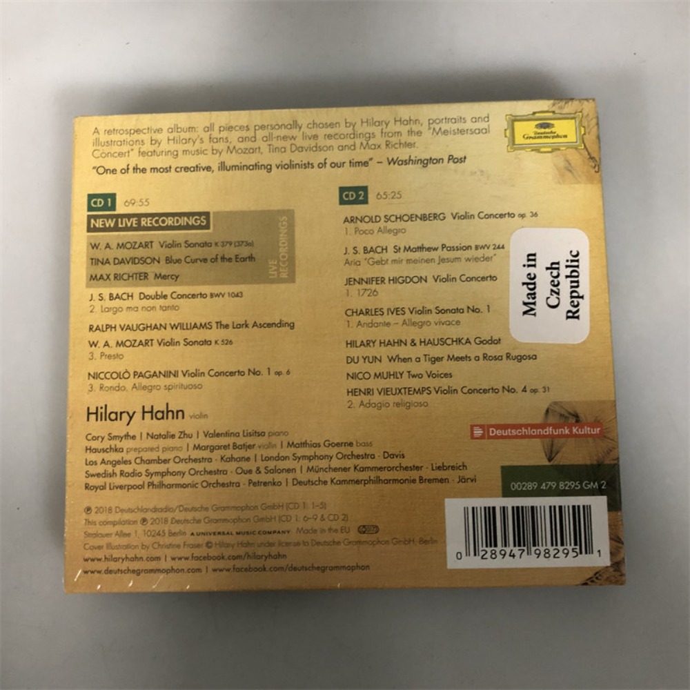 CD 'Retrospective' Hilary Hahn - Audio Music Live avaliação e preço