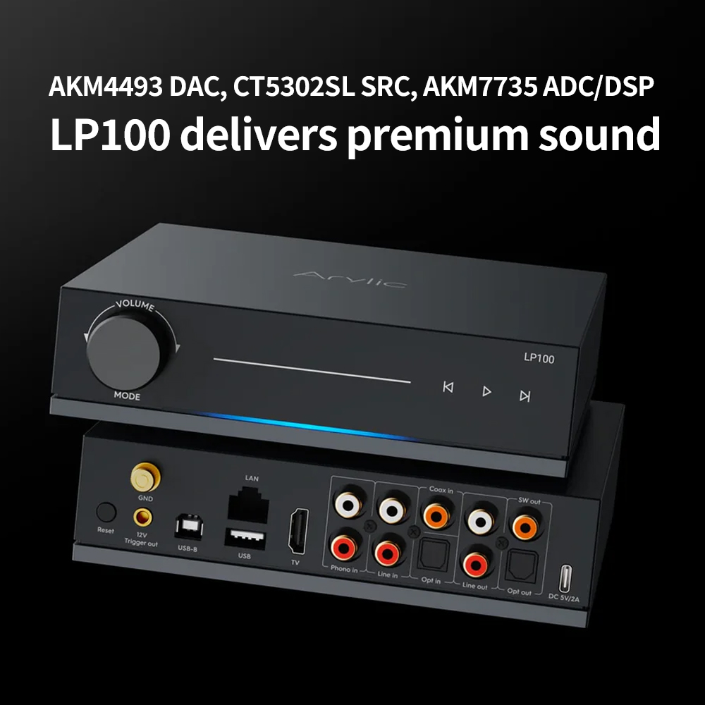 Arylic LP100 Reprodutor de Mús - Audio Music Google avaliação e preço