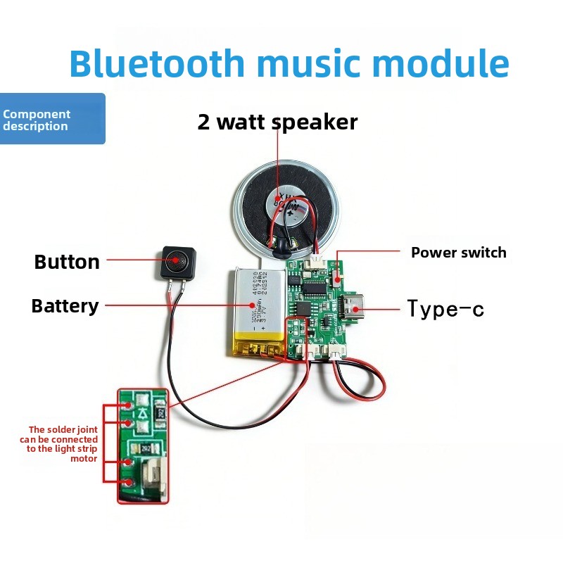 Módulo de Áudio Sem Fio Recarr - Download Audio Music Player avaliação e preço