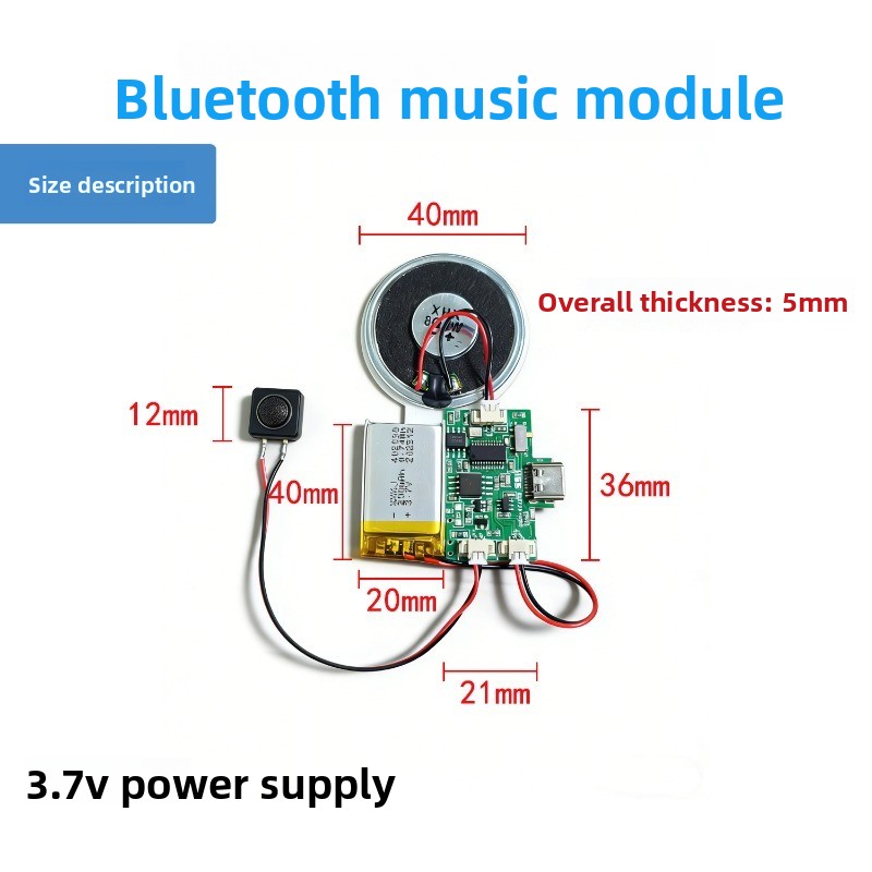 Módulo de Áudio Sem Fio Recarr - Download Audio Music Player avaliação e preço