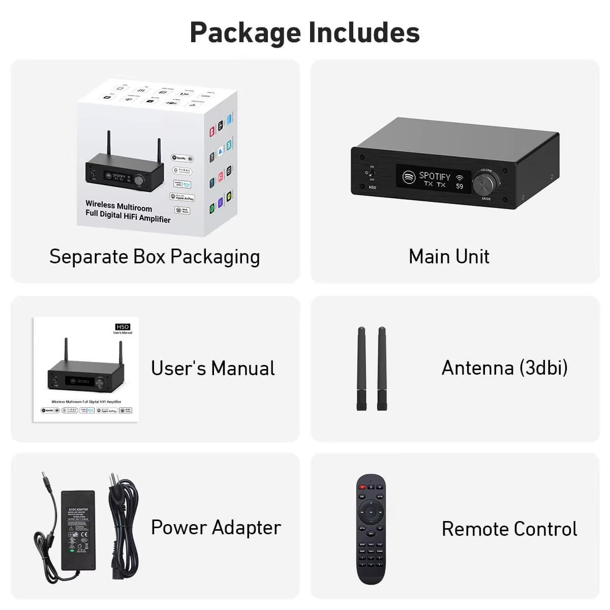 Receptor de Música Sem Fio 50W - Audio Music Google avaliação e preço