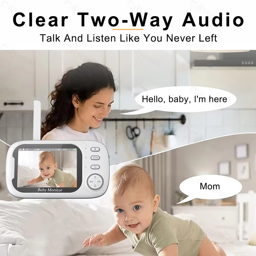 Monitor de Bebê de 3,5 polegad - Audio Music Videos avaliação e preço