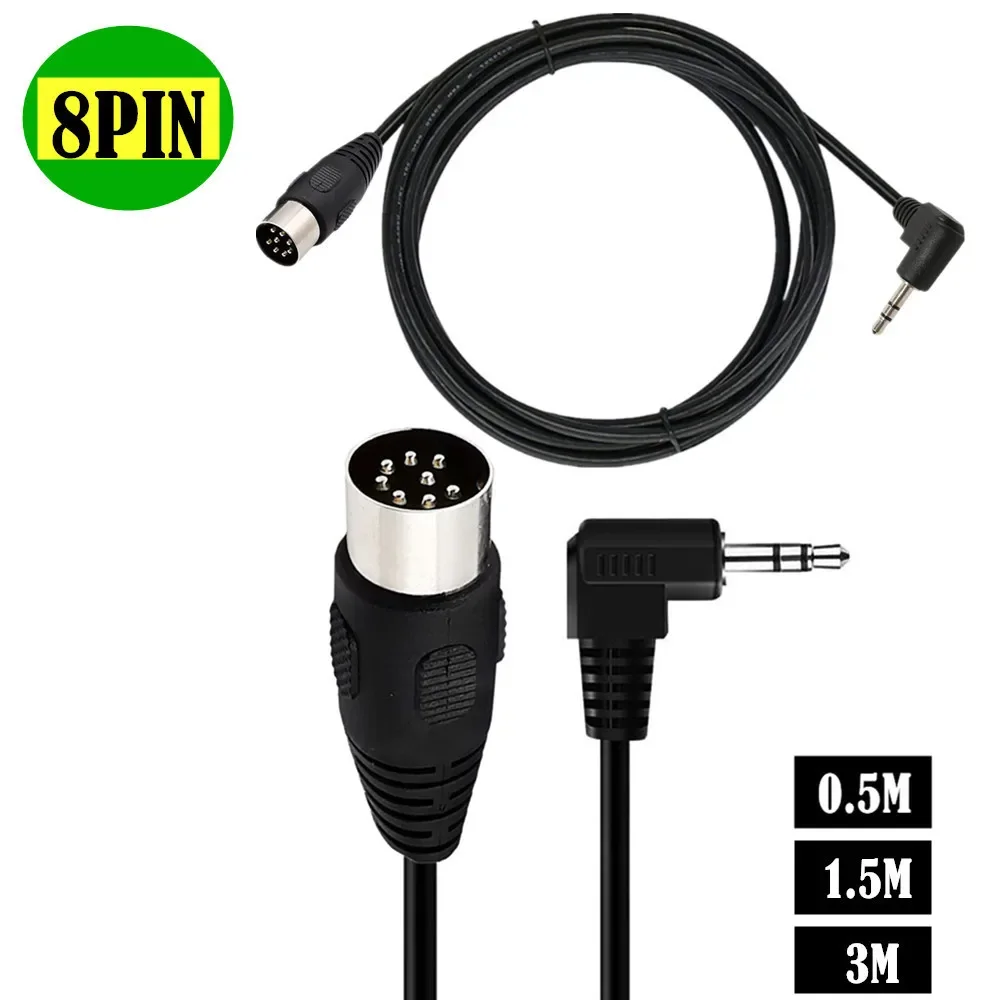 Din 8 pinos para dc3.5mm cabo  - Audio Music Instrumental avaliação e preço