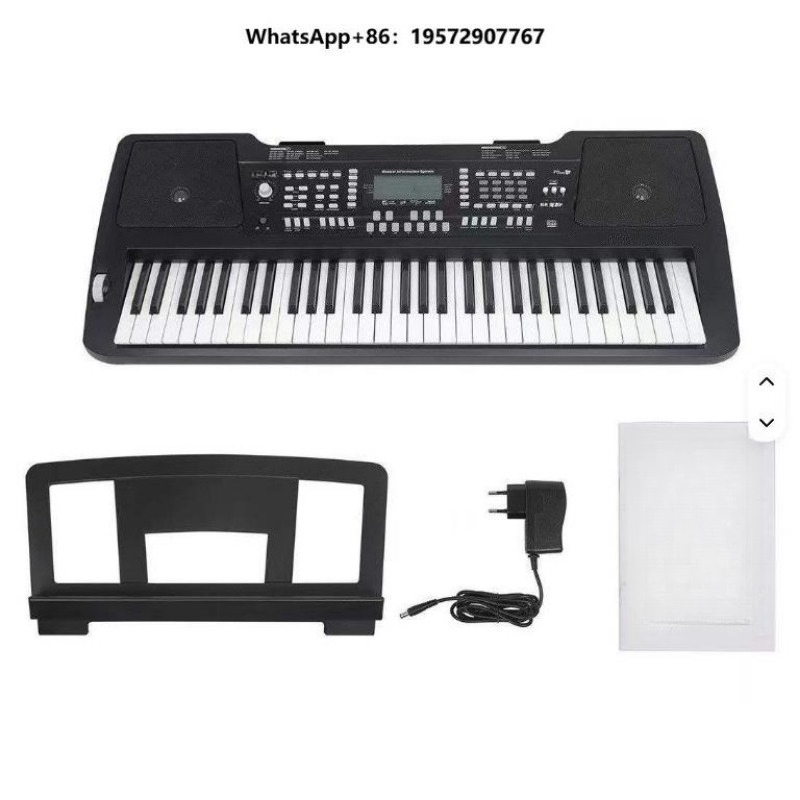 Teclado de Piano Elétrico Prof - Keyboard Piano 61 Key avaliação e preço