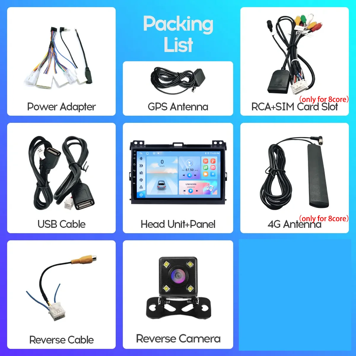 8 núcleo android 14 8g + 128g  - Audio Music India avaliação e preço