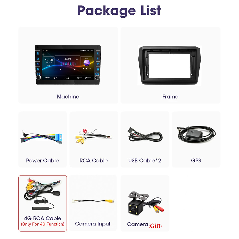 8g ram 128gb android 14 rádio  - Audio Music India avaliação e preço