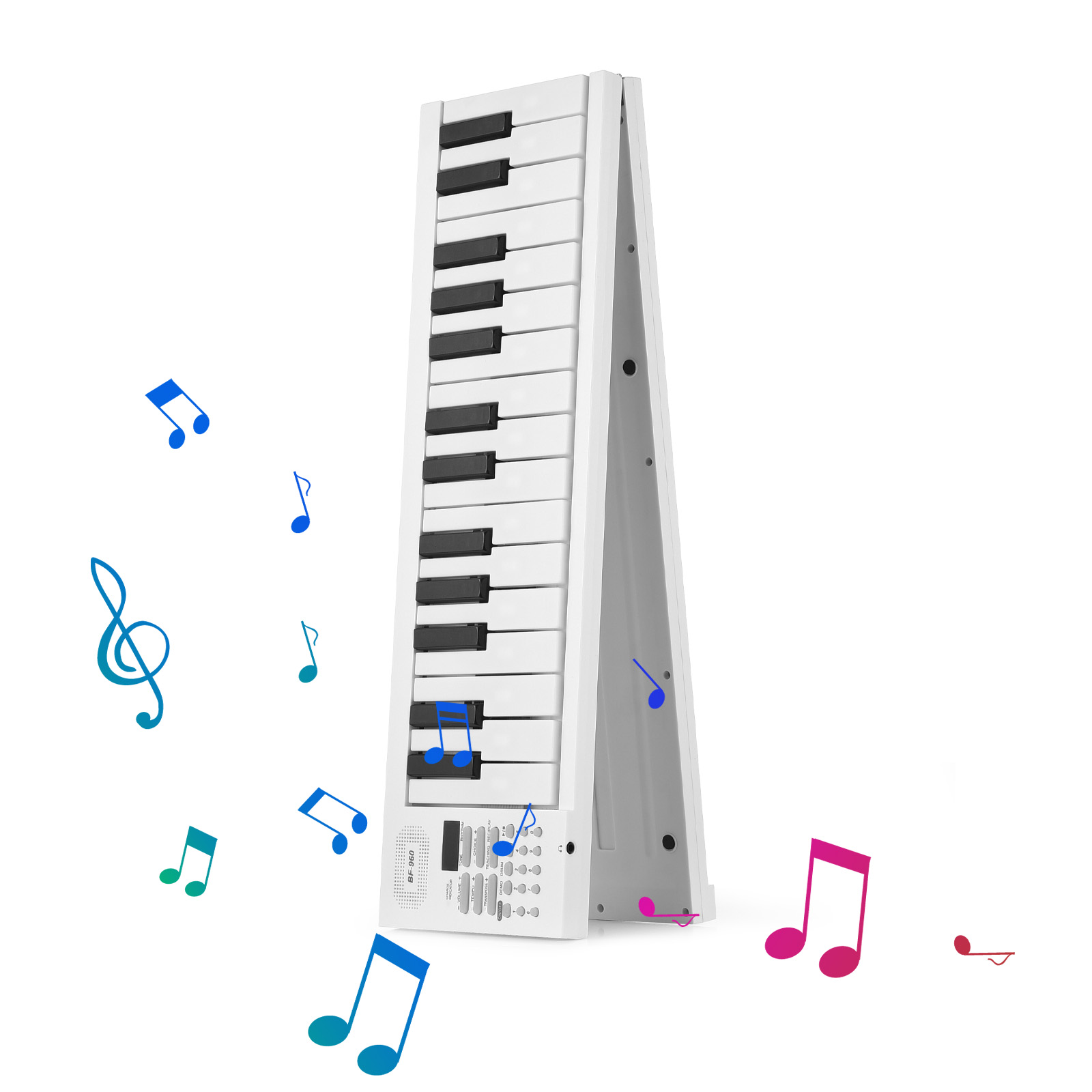 Piano eletrônico dobrável de 6 - Keyboard Piano 61 Key avaliação e preço