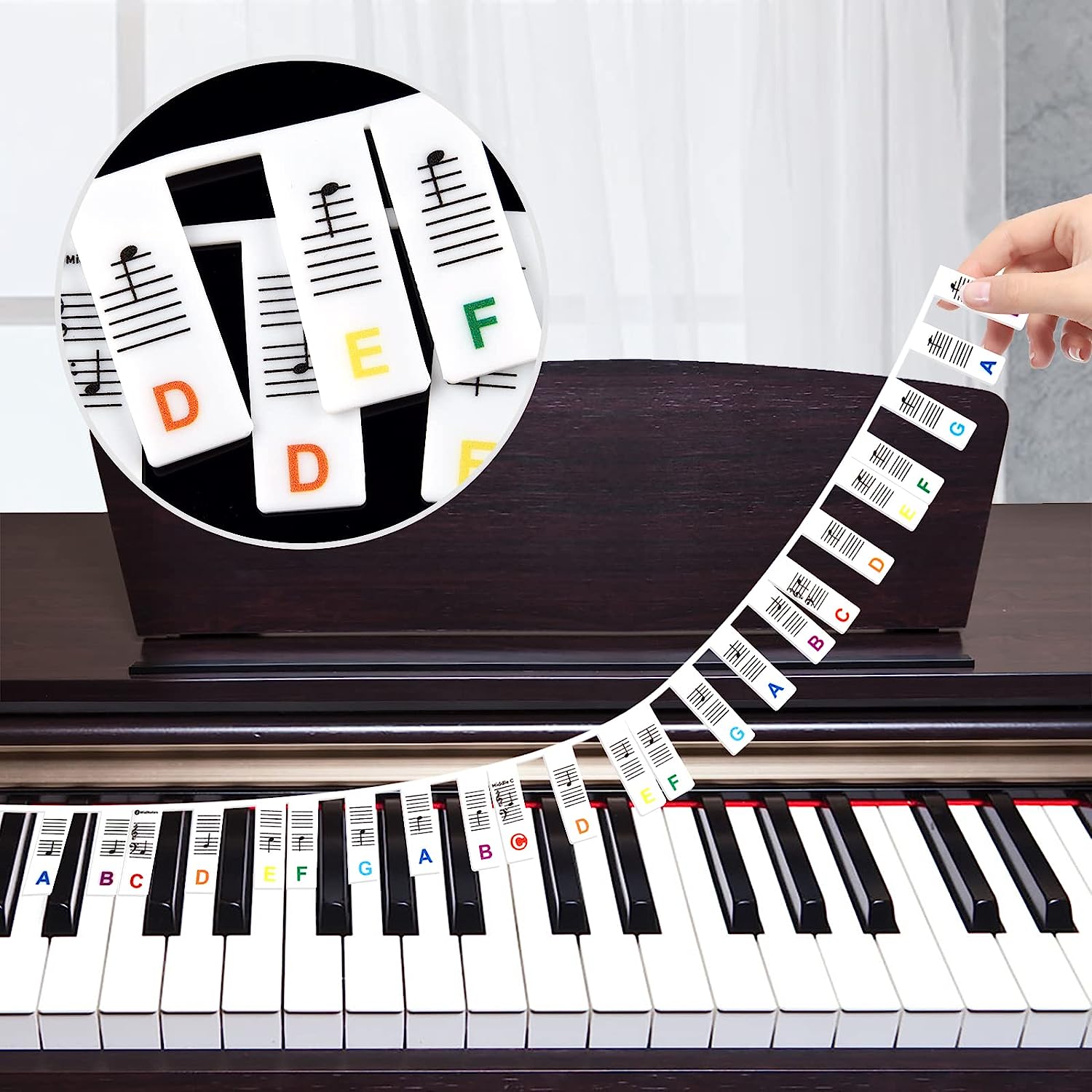 Guia de notas de piano para in - Keyboard Piano 61 Key avaliação e preço