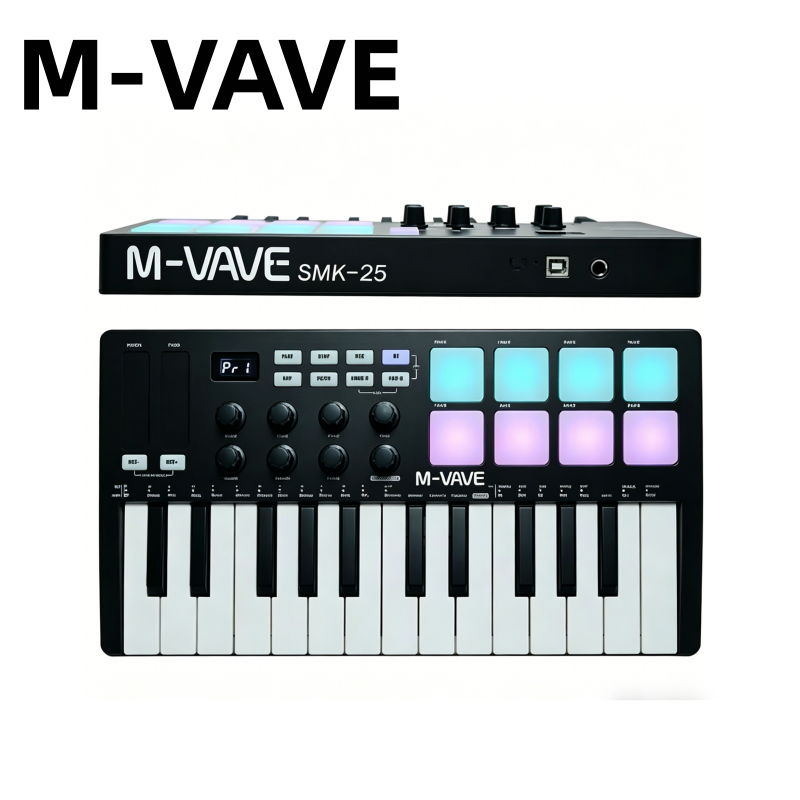 Teclado MIDI Portátil M-VAVE S - Audio Music Live avaliação e preço