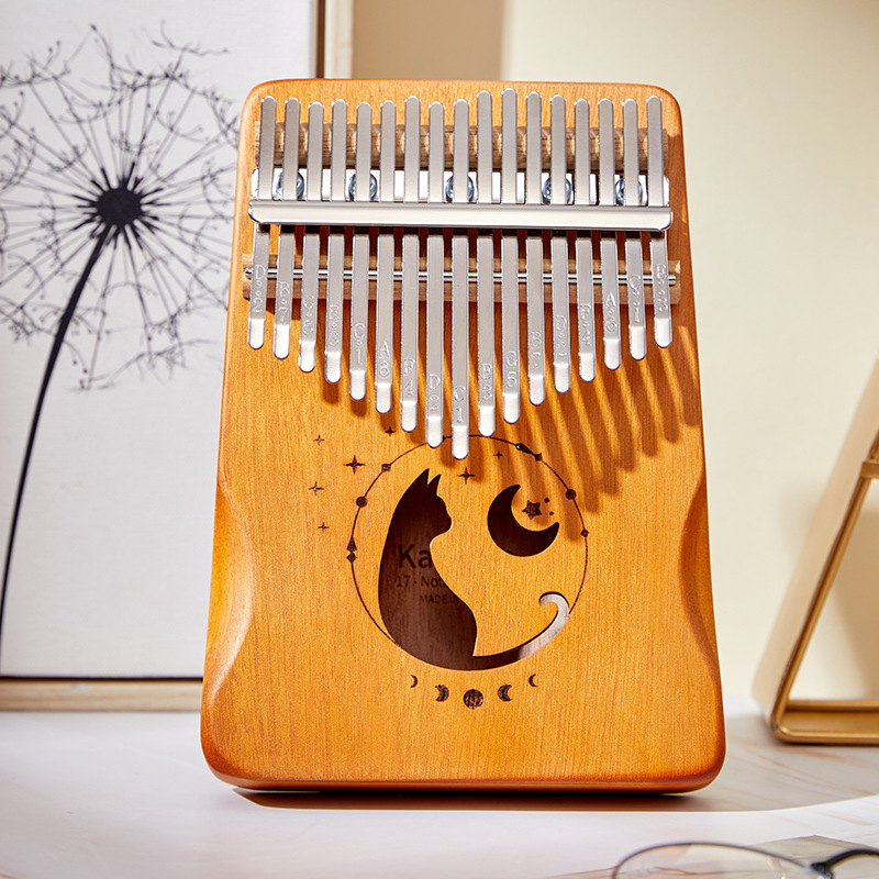 17 teclas kalimba cor gradient - Kalimba Thumb Piano avaliação e preço