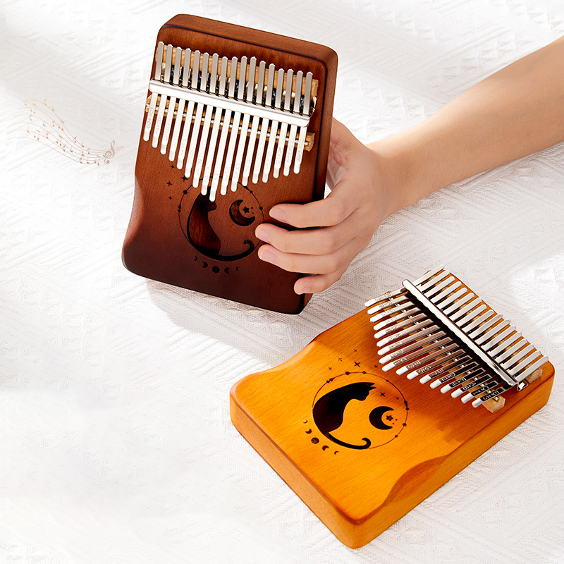 17 teclas kalimba cor gradient - Kalimba Thumb Piano avaliação e preço