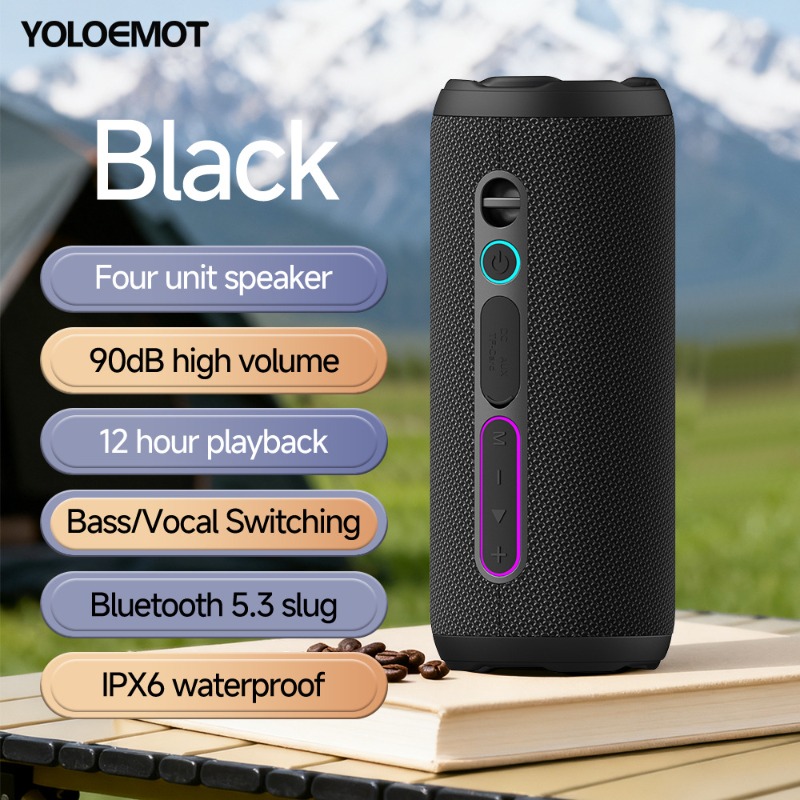 Alto-falante bluetooth à prova - Audio Music Spotify avaliação e preço