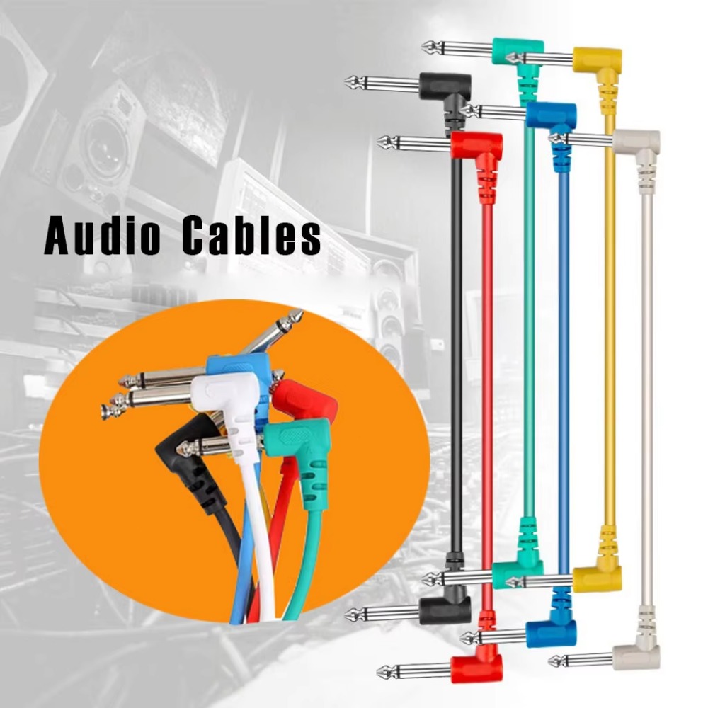 6 pçs cabo de áudio para áudio - Audio Music Instrumental avaliação e preço