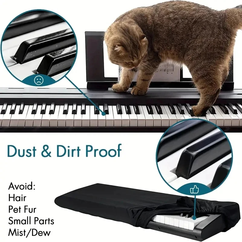 Capa de Tecido para Piano Digi - Keyboard Piano 61 Key avaliação e preço