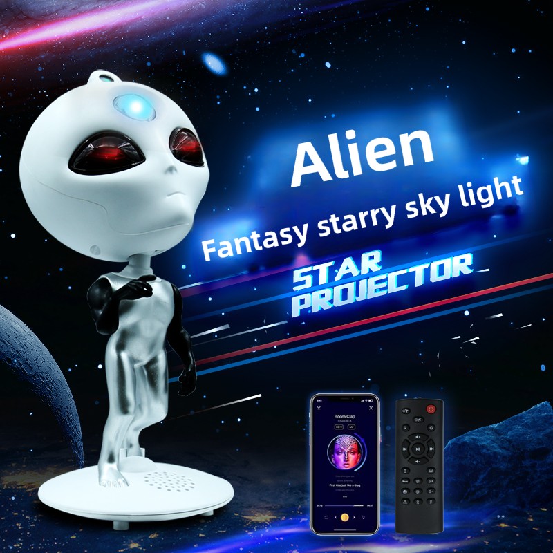 Projetor Alien Galaxy Star com - Audio Music Spotify avaliação e preço