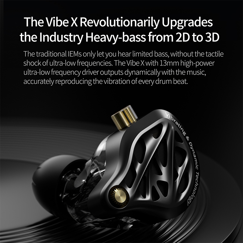Fones de ouvido KZ Vibe-X com  - Audio Vibes Music avaliação e preço