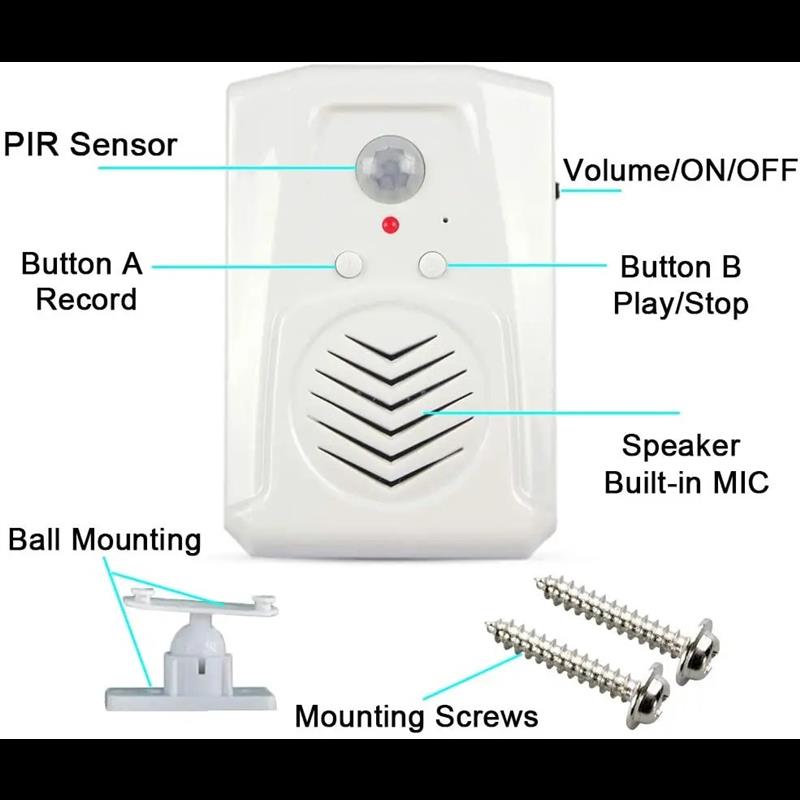 Mini sensor de movimento pir d - Download Audio Music Player avaliação e preço
